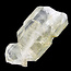 Fadenquarz, geheilter Kristall mit einem weißen Faden, 25 Gramm