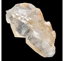 Fadenkwarts, het geheelde kristal met een witte draad, 20 gram