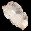 Fadenquarz, geheilter Kristall mit einem weißen Faden, 90 Gramm