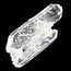 Faden quartz, healed crystal with a white thread, 10 grams