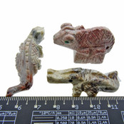 3 soapstone animal figures 3 soapstone animal figures