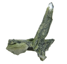 Lodolite or chlorite quartz crystal