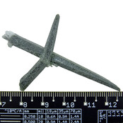 Lodolite or chlorite quartz crystal