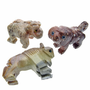 Animal figures, 3 mammals
