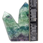 Fluorite stand, 1030 grams