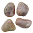 Pink amethyst tumbled stones