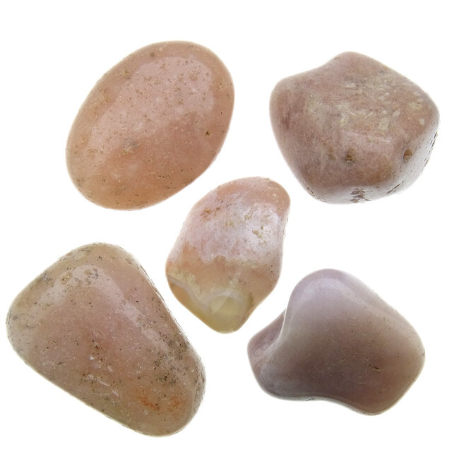 Pink amethyst tumbled stones Pink amethyst tumbled stones