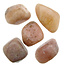 Pink amethyst tumbled stones