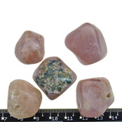 Pink amethyst tumbled stones Pink amethyst tumbled stones