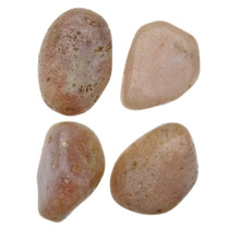 Pink amethyst tumbled stones