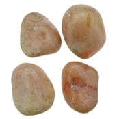 Pink amethyst tumbled stones