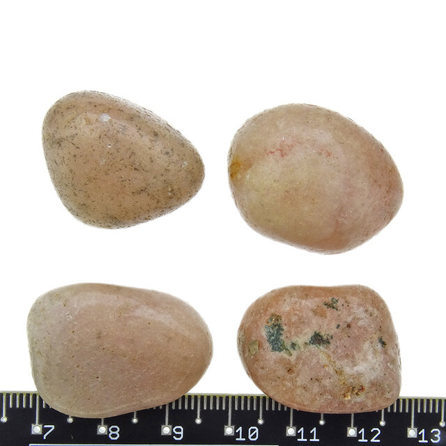 Pink amethyst tumbled stones