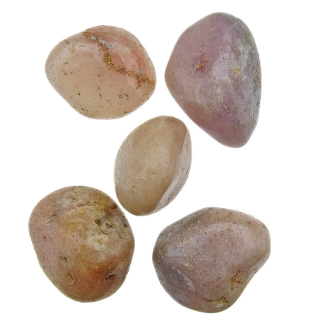 Pink amethyst tumbled stones Pink amethyst tumbled stones