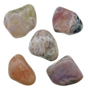 Pink amethyst tumbled stones Pink amethyst tumbled stones