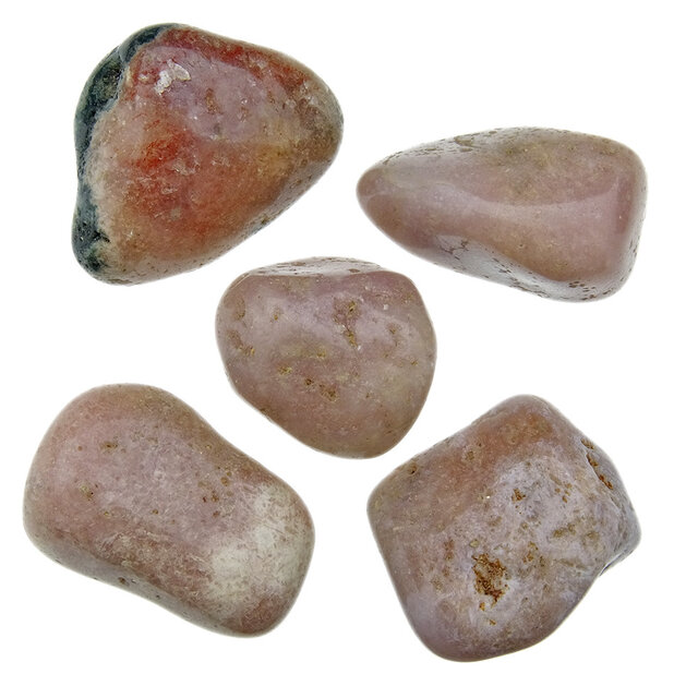 Roze amethist knuffelstenen