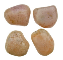 Pink amethyst tumbled stones