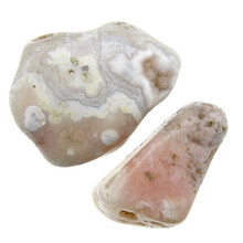 Pink amethyst, 2 stones