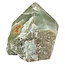 Beautiful green quarz top polished point, 570 grams