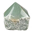 Mooie groene kwarts top polished point, 620 gram