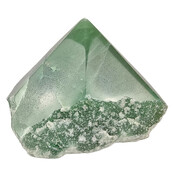 Beautiful green quarz top polished point, 580 grams Beautiful green quarz top polished point, 580 grams