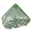 Beautiful green quarz top polished point, 580 grams