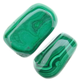 Malachite, 2 stones