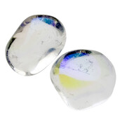 Angel aura, met platina en zilver behandelde kwarts