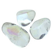 Angel aura, met platina en zilver behandelde kwarts Angel aura, met platina en zilver behandelde kwarts