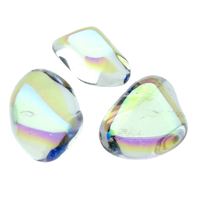 Angel Aura, Quarz mit Platin-und Silber behandelt Angel Aura, Quarz mit Platin-und Silber behandelt