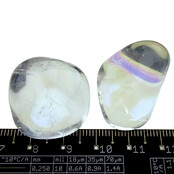 Angel Aura, Quarz mit Platin-und Silber behandelt