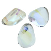 Angel aura, met platina en zilver behandelde kwarts Angel aura, met platina en zilver behandelde kwarts