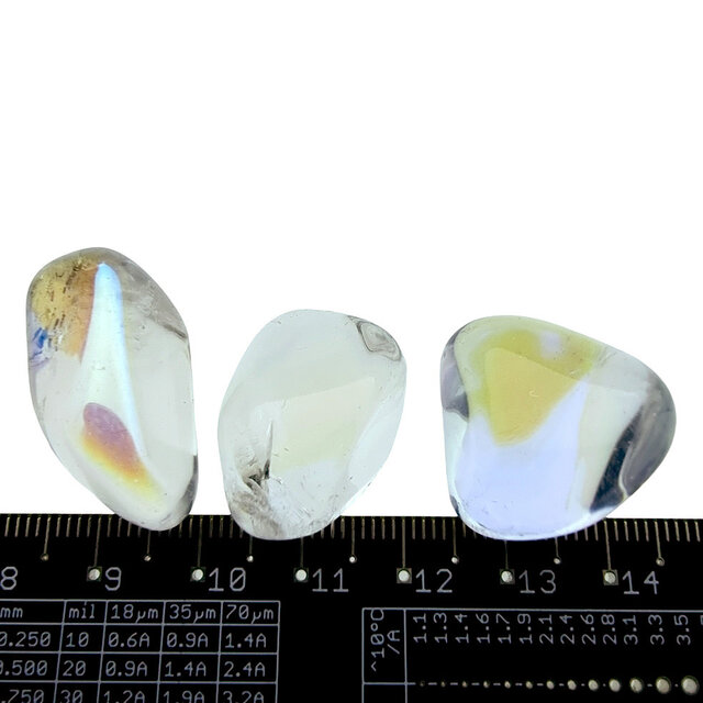 Angel aura, met platina en zilver behandelde kwarts Angel aura, met platina en zilver behandelde kwarts