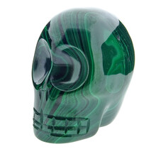 Malachite skull