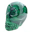 Malachite skull