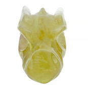 Skull van een draak uit fluoriet Skull van een draak uit fluoriet