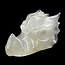 Dragon skull of rock crystal