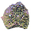 Aqua Aura oder Rainbow Aura, goldbehandelter Amethyst, 125 Gramm