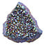 Aqua Aura oder Rainbow Aura, goldbehandelter Amethyst, 130 Gramm