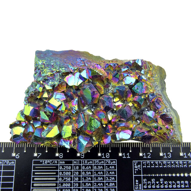 Aqua Aura oder Rainbow Aura, goldbehandelter Amethyst, 110 Gramm Aqua Aura oder Rainbow Aura, goldbehandelter Amethyst, 110 Gramm