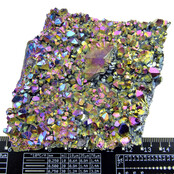 Aqua Aura oder Rainbow Aura, goldbehandelter Amethyst, 160 Gramm Aqua Aura oder Rainbow Aura, goldbehandelter Amethyst, 160 Gramm