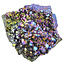 Aqua Aura oder Rainbow Aura, goldbehandelter Amethyst, 130 Gramm