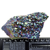 Aqua aura or rainbow aura, gold treated amethyst, 130 grams Aqua aura or rainbow aura, gold treated amethyst, 130 grams