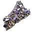 Aqua Aura oder Rainbow Aura, goldbehandelter Amethyst, 125 Gramm