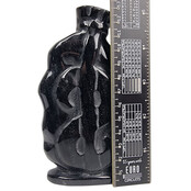Wunderschöne Geldtasche aus Silberobsidian, 13 cm Wunderschöne Geldtasche aus Silberobsidian, 13 cm