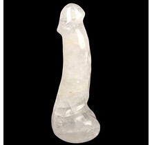 Phallus of rock crystal 665 grams and 18 cm