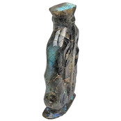 Wunderschöne Geldtasche aus Labradorit, 13 cm Wunderschöne Geldtasche aus Labradorit, 13 cm