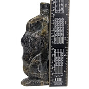 Mooie labradoriet geldbuidel, 13 cm Mooie labradoriet geldbuidel, 13 cm
