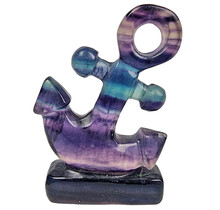 Anchor of fluorite 10 cm