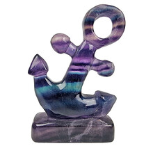 Anchor of fluorite 10 cm