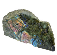 Beautiful labradorite from Madagascar 1055 grams and 8 cm